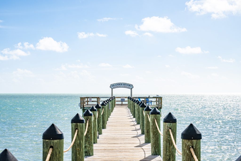 Fishing pier at Islander Resort in Islamorada